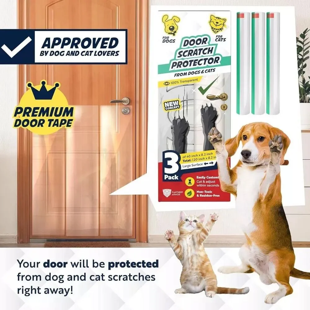 Panther Armor Furniture & Door Protectors from Cats & Dogs Scratching Guard